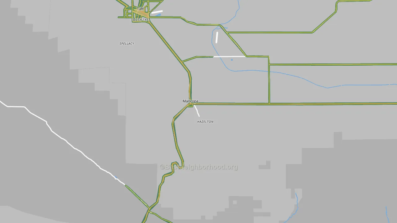 93252, CA Map of Noise Levels in 93252