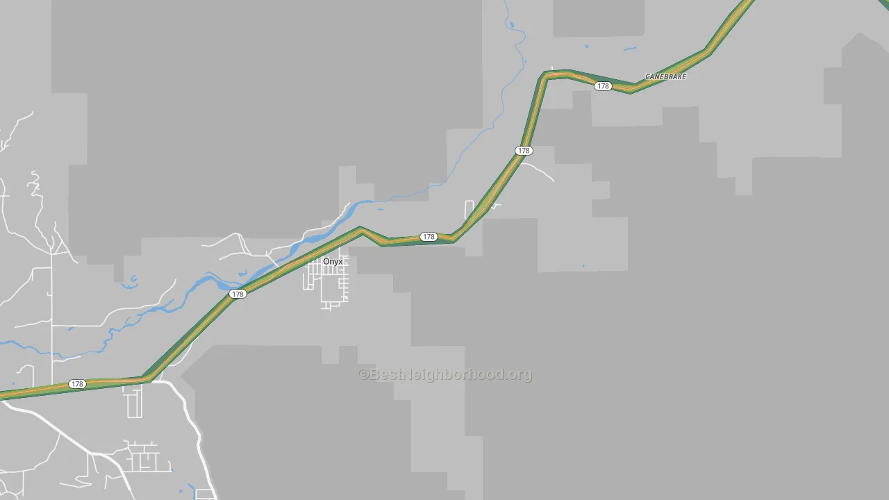 93255, CA Map of Noise Levels in 93255
