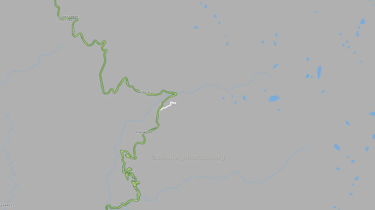 93262, CA Map of Noise Levels in 93262