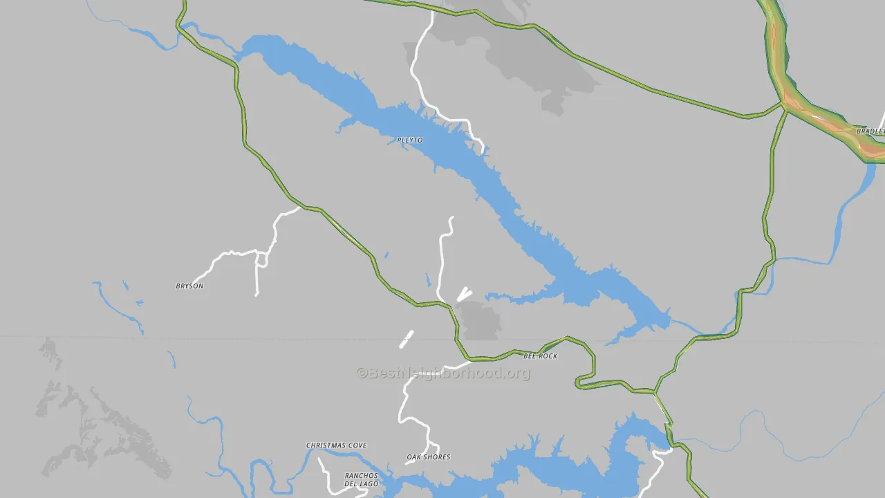 93426, CA Map of Noise Levels in 93426