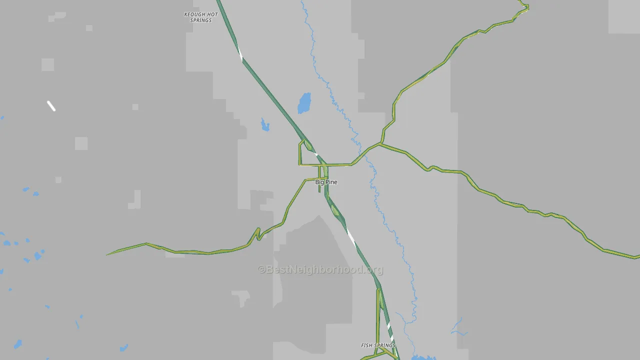 93513, CA Map of Noise Levels in 93513