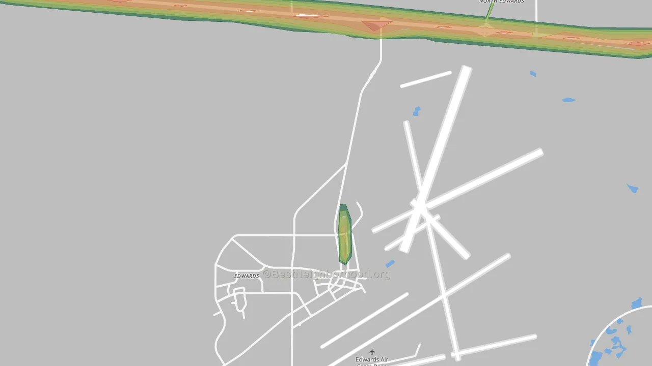 93523, CA Map of Noise Levels in 93523