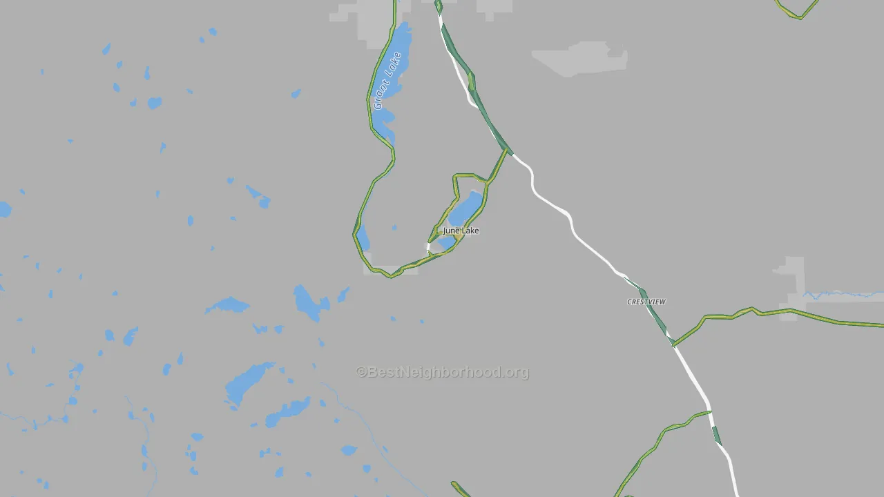 93529, CA Map of Noise Levels in 93529