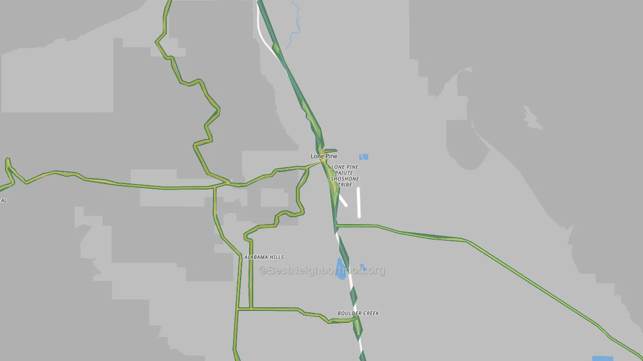 93545, CA Map of Noise Levels in 93545