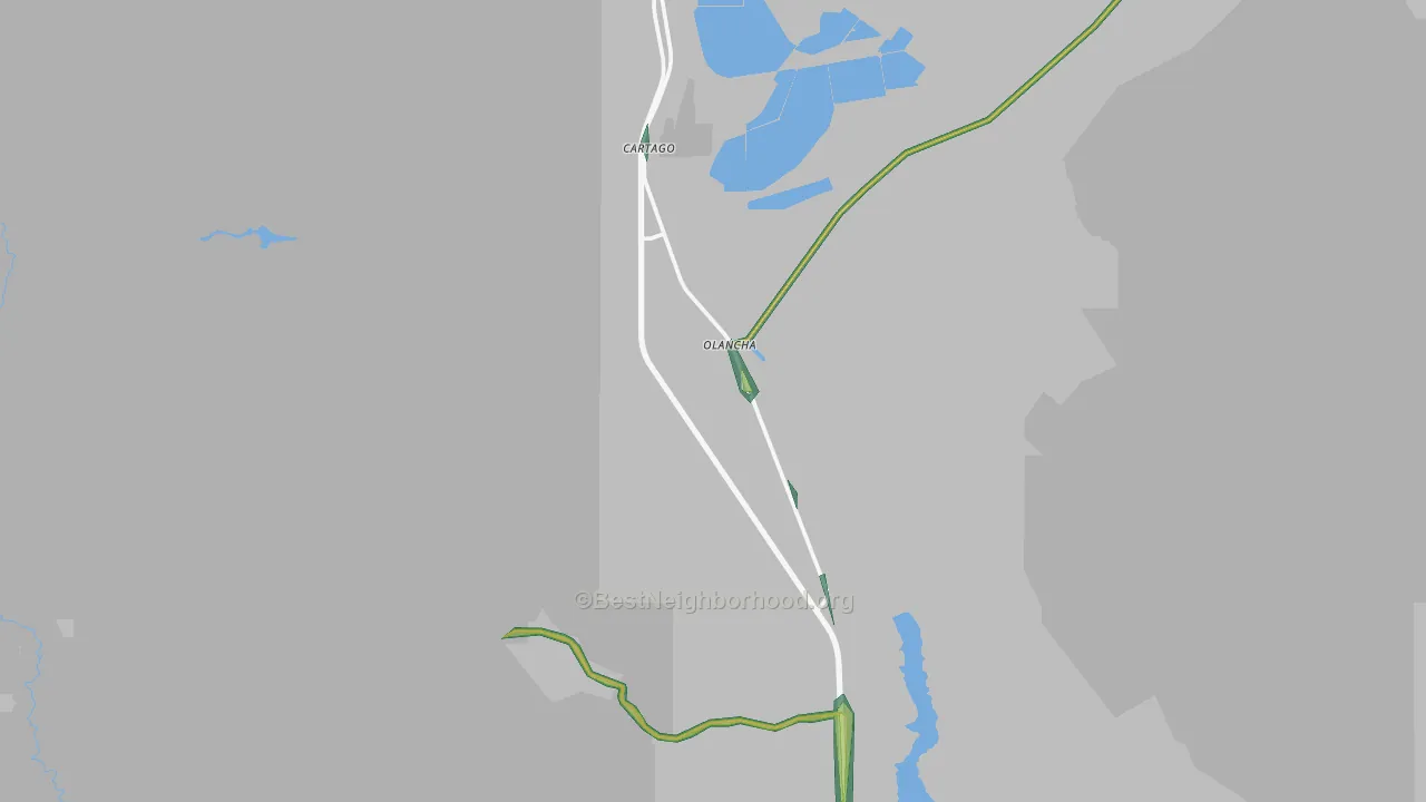 93549, CA Map of Noise Levels in 93549