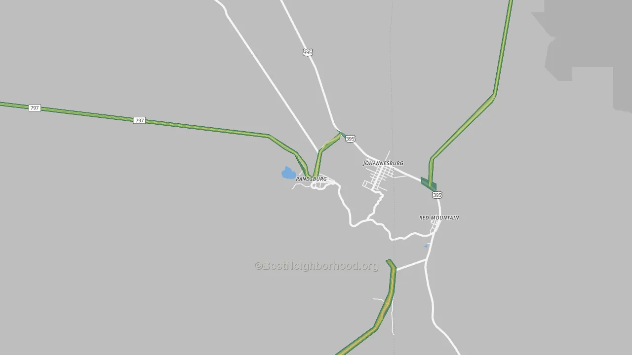 93554, CA Map of Noise Levels in 93554