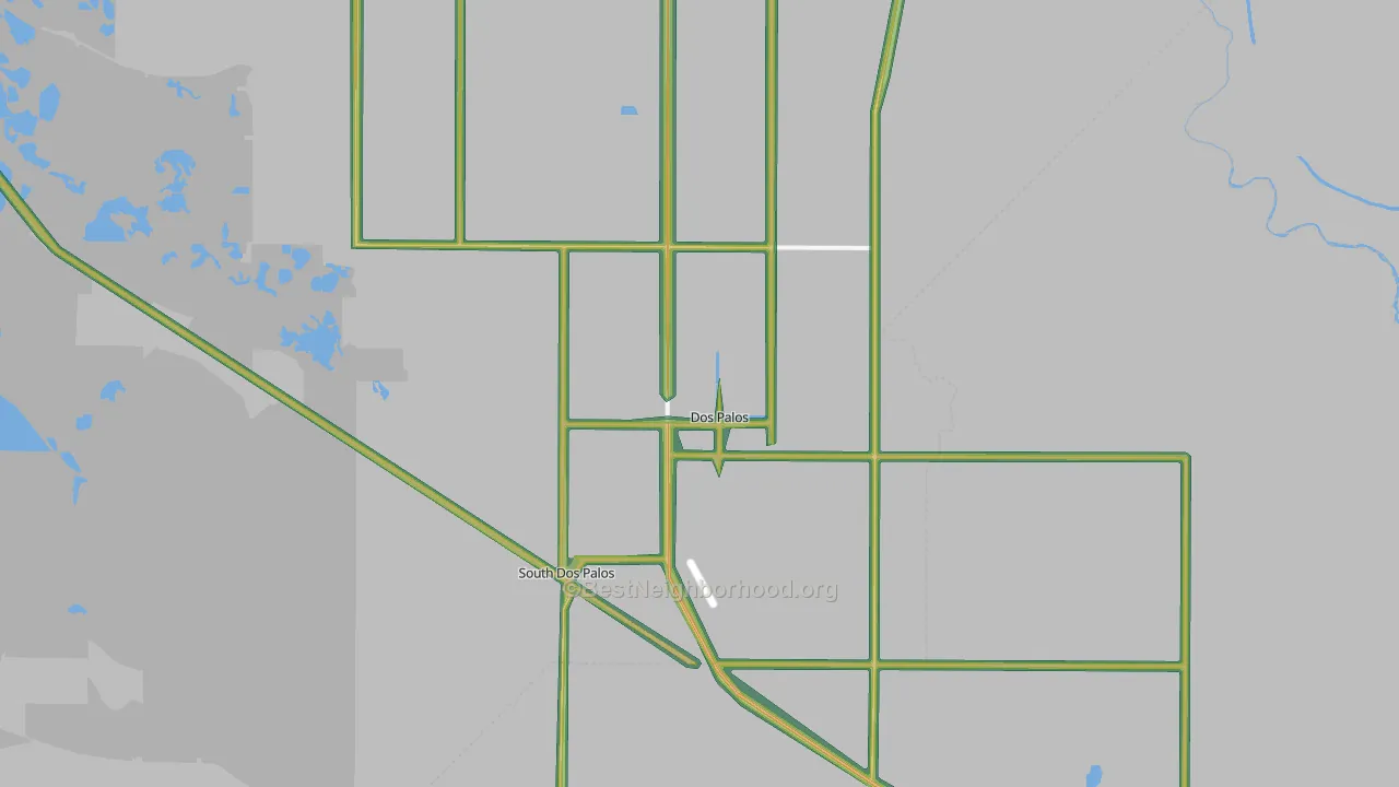 93620, CA Map of Noise Levels in 93620