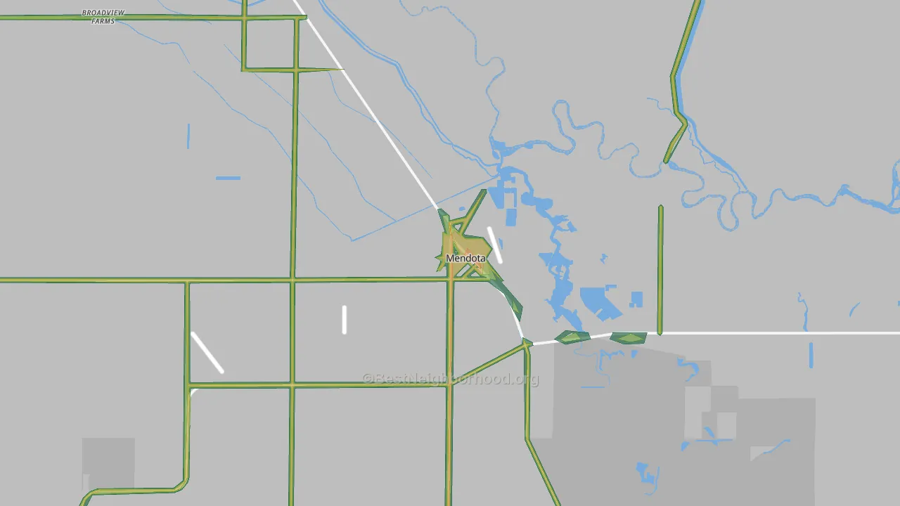93640, CA Map of Noise Levels in 93640