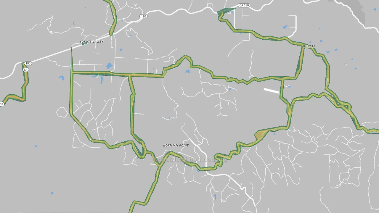 93675, CA Map of Noise Levels in 93675