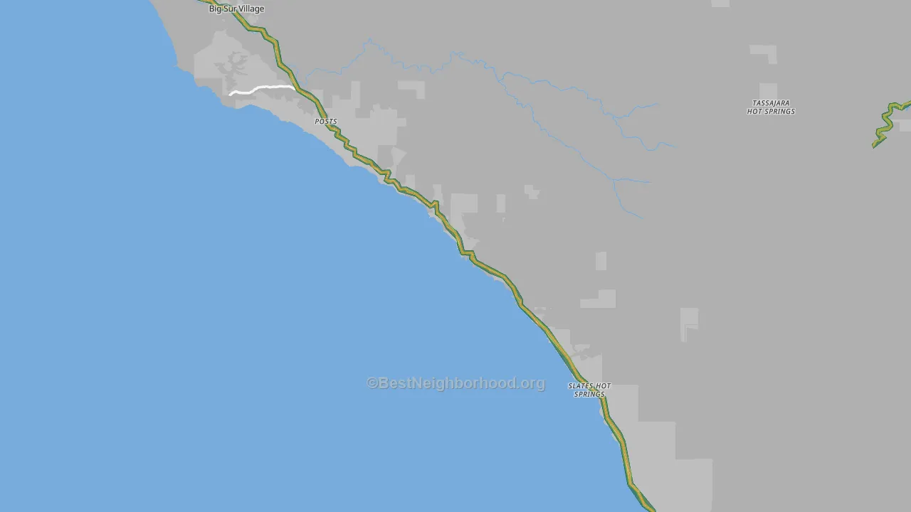 93920, CA Map of Noise Levels in 93920