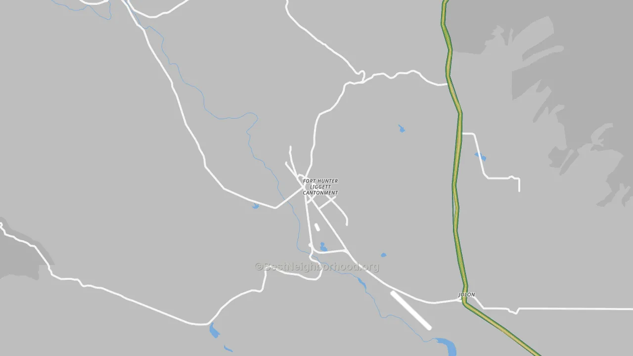 93928, CA Map of Noise Levels in 93928