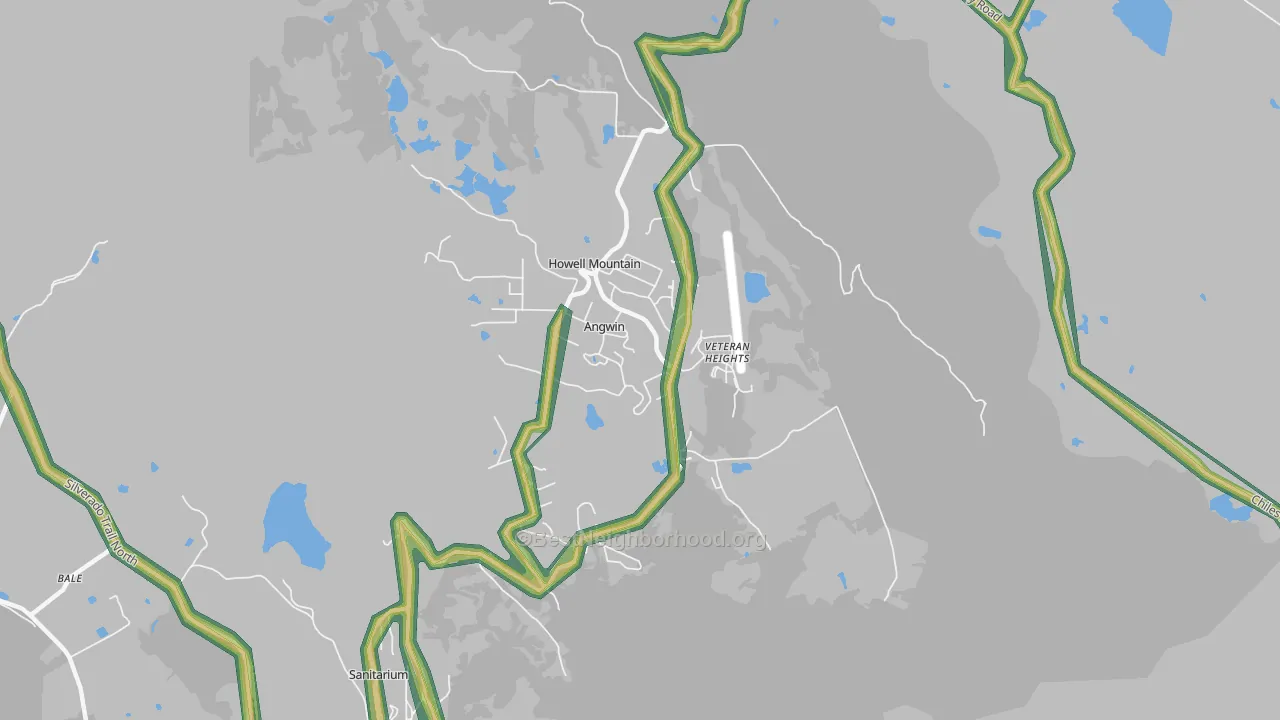 94508, CA Map of Noise Levels in 94508