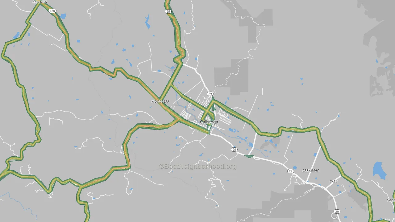 94515, CA Map of Noise Levels in 94515