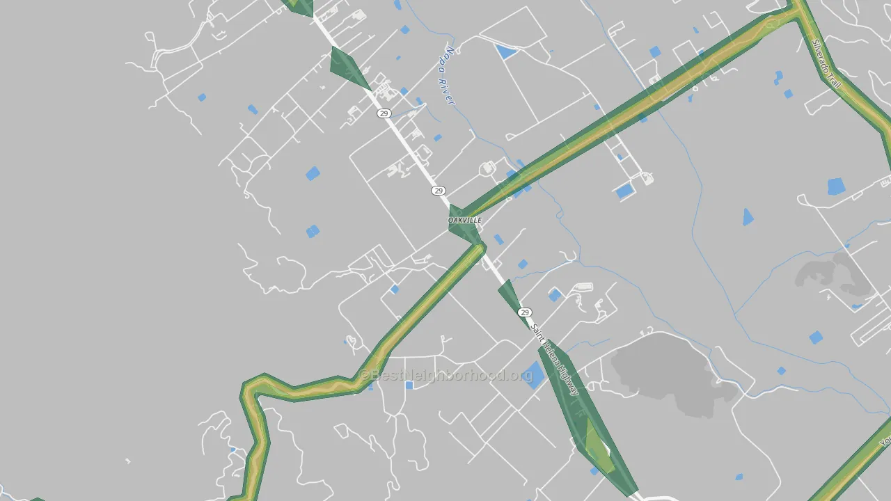 94562, CA Map of Noise Levels in 94562