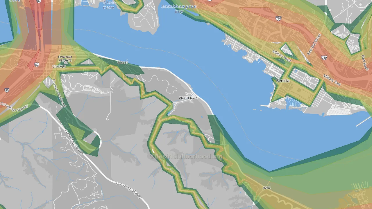 94569, CA Map of Noise Levels in 94569