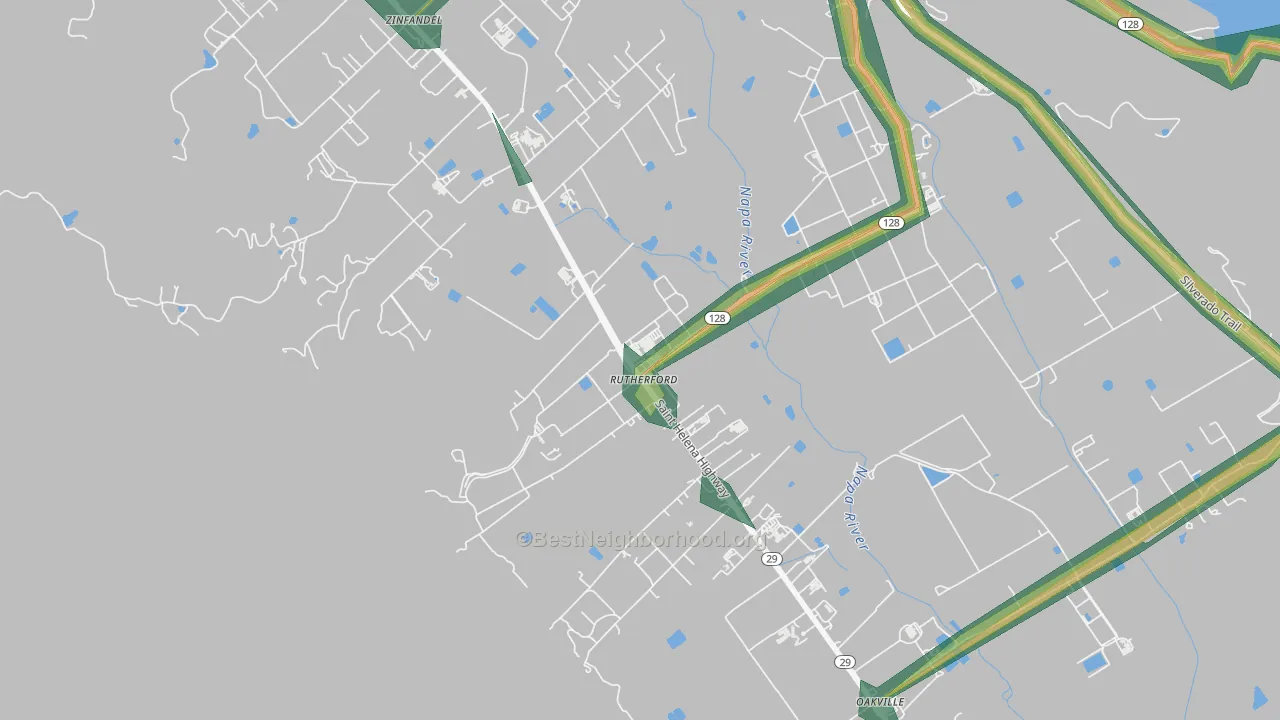 94573, CA Map of Noise Levels in 94573