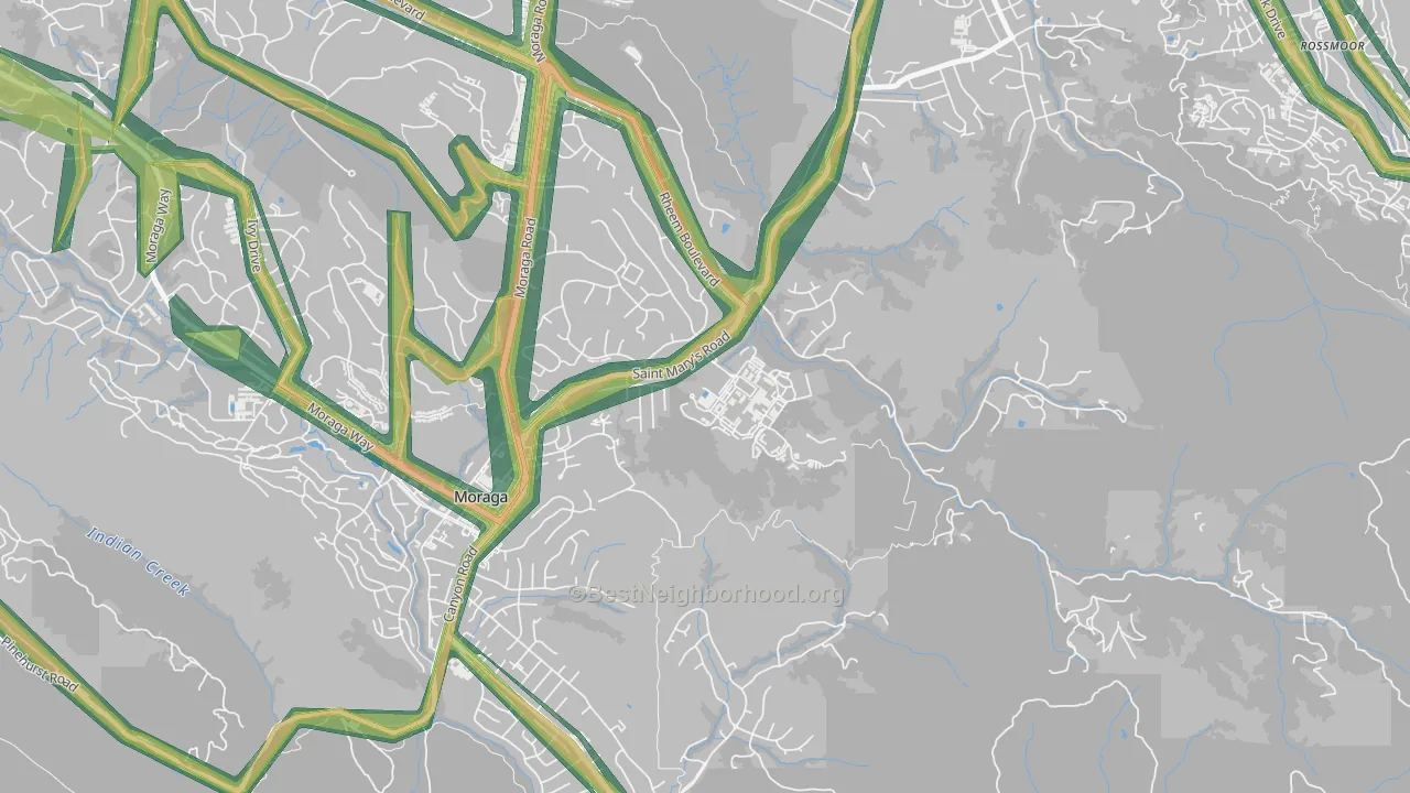 94575, CA Map of Noise Levels in 94575