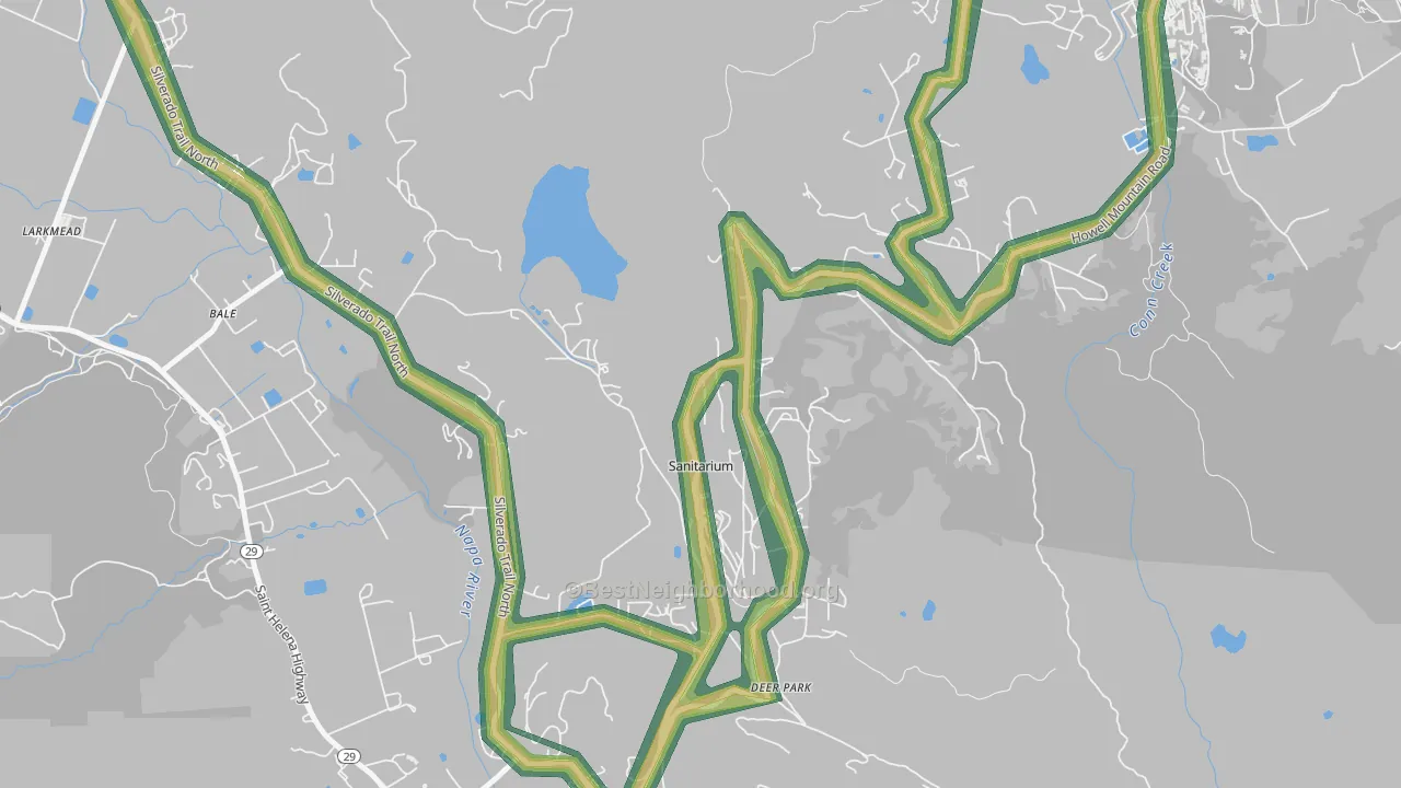94576, CA Map of Noise Levels in 94576