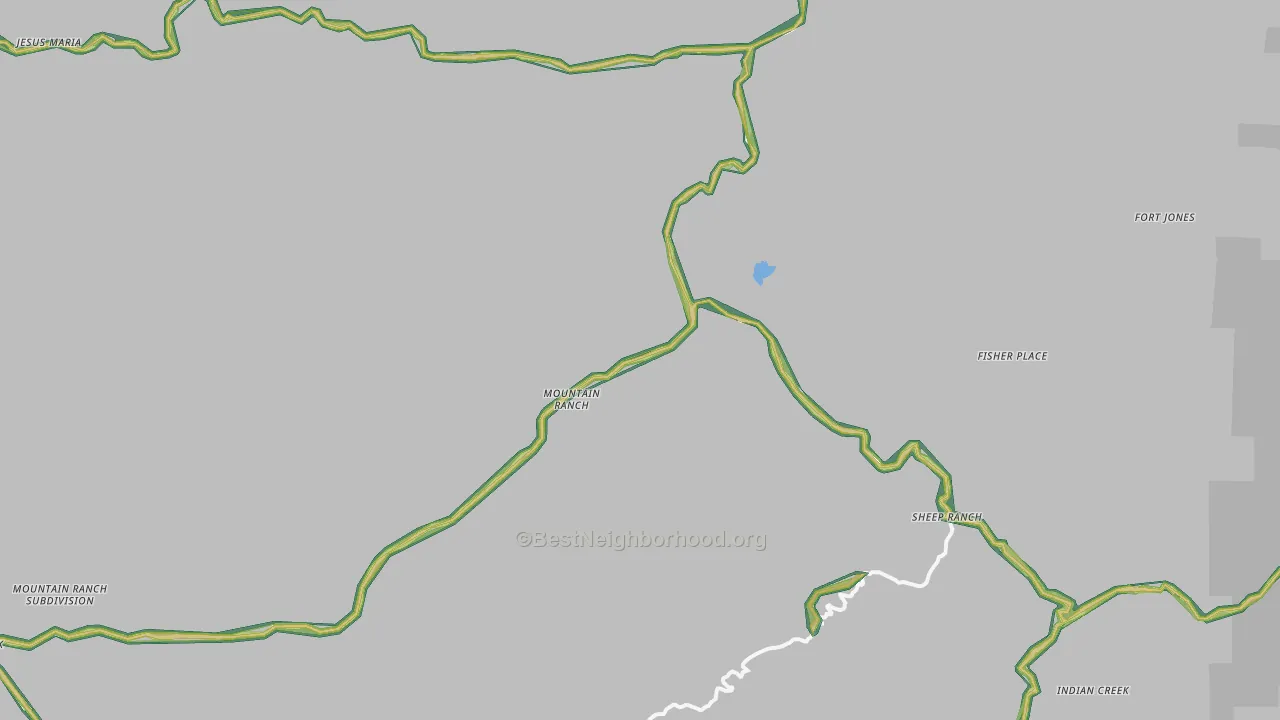 95246, CA Map of Noise Levels in 95246