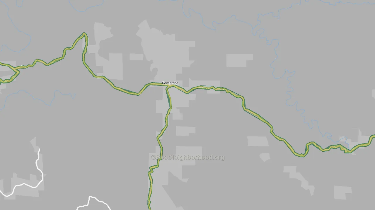 95427, CA Map of Noise Levels in 95427