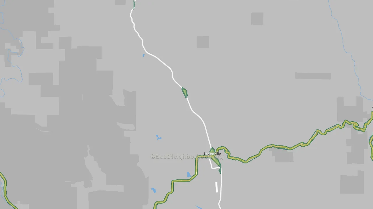 95454, CA Map of Noise Levels in 95454