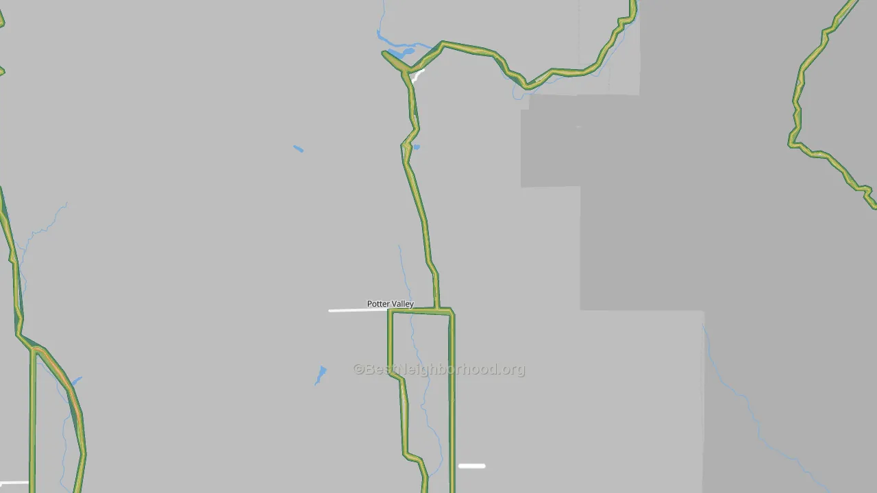 95469, CA Map of Noise Levels in 95469