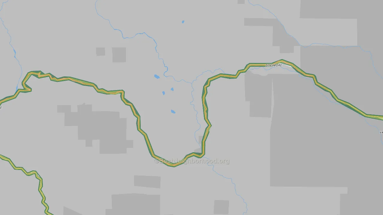 95526, CA Map of Noise Levels in 95526