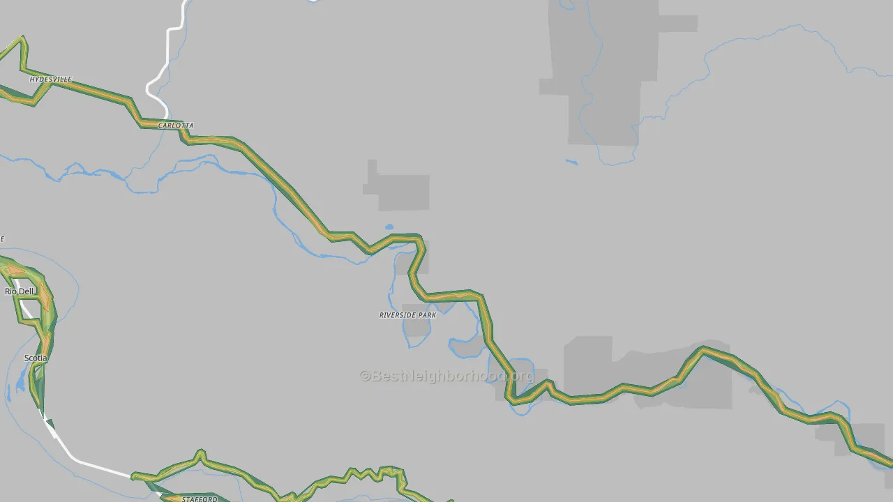 95528, CA Map of Noise Levels in 95528