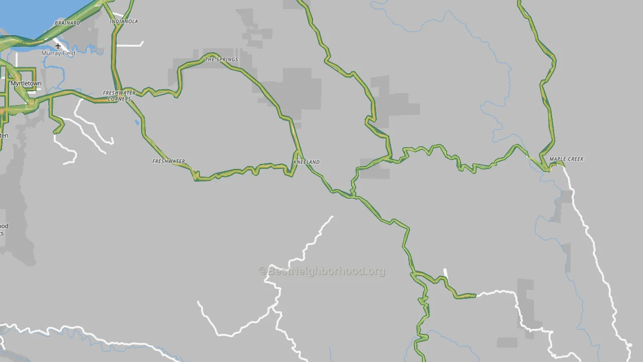 95549, CA Map of Noise Levels in 95549
