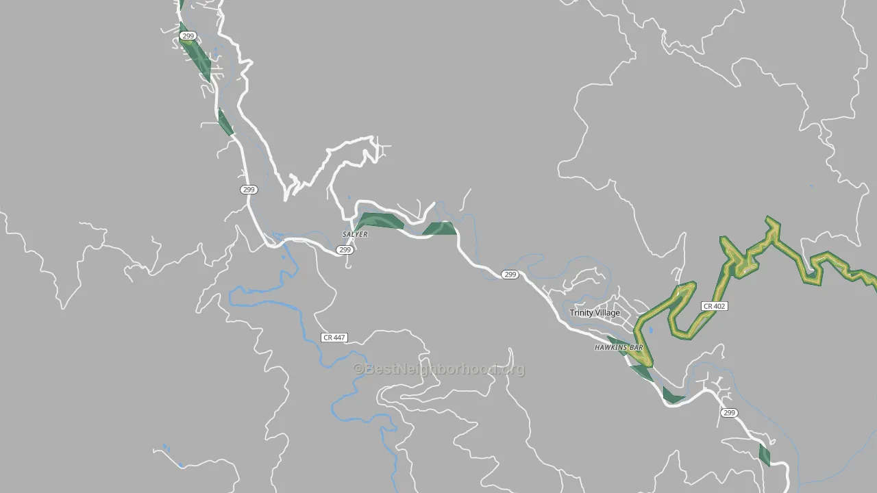 95563, CA Map of Noise Levels in 95563
