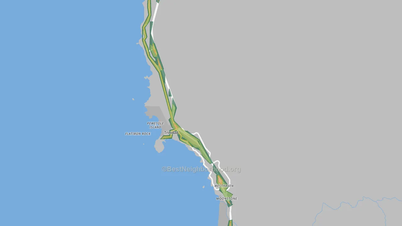95570, CA Map of Noise Levels in 95570