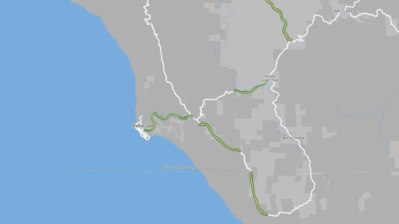 95589, CA Map of Noise Levels in 95589