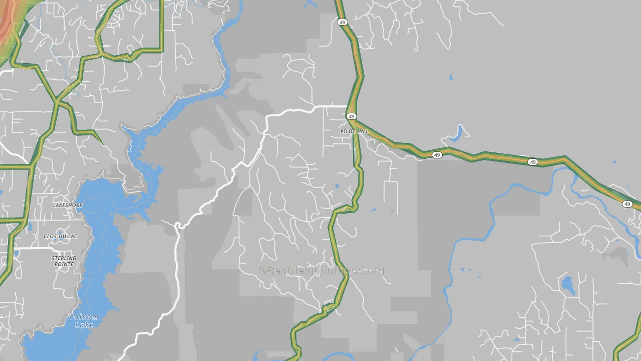 95664, CA Map of Noise Levels in 95664