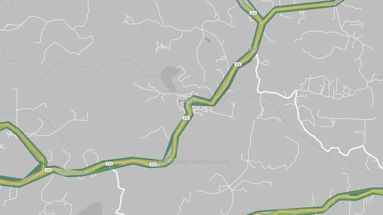 95675, CA Map of Noise Levels in 95675