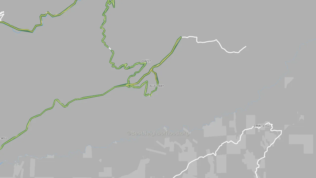 95910, CA Map of Noise Levels in 95910