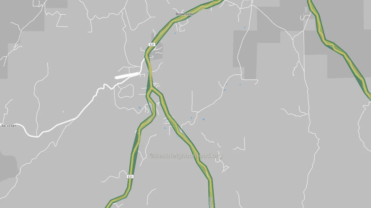 95919, CA Map of Noise Levels in 95919