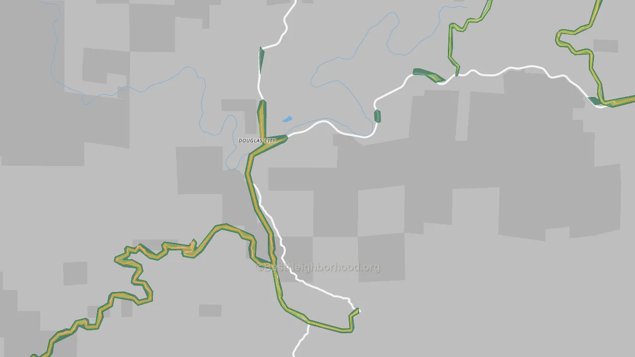 96024, CA Map of Noise Levels in 96024
