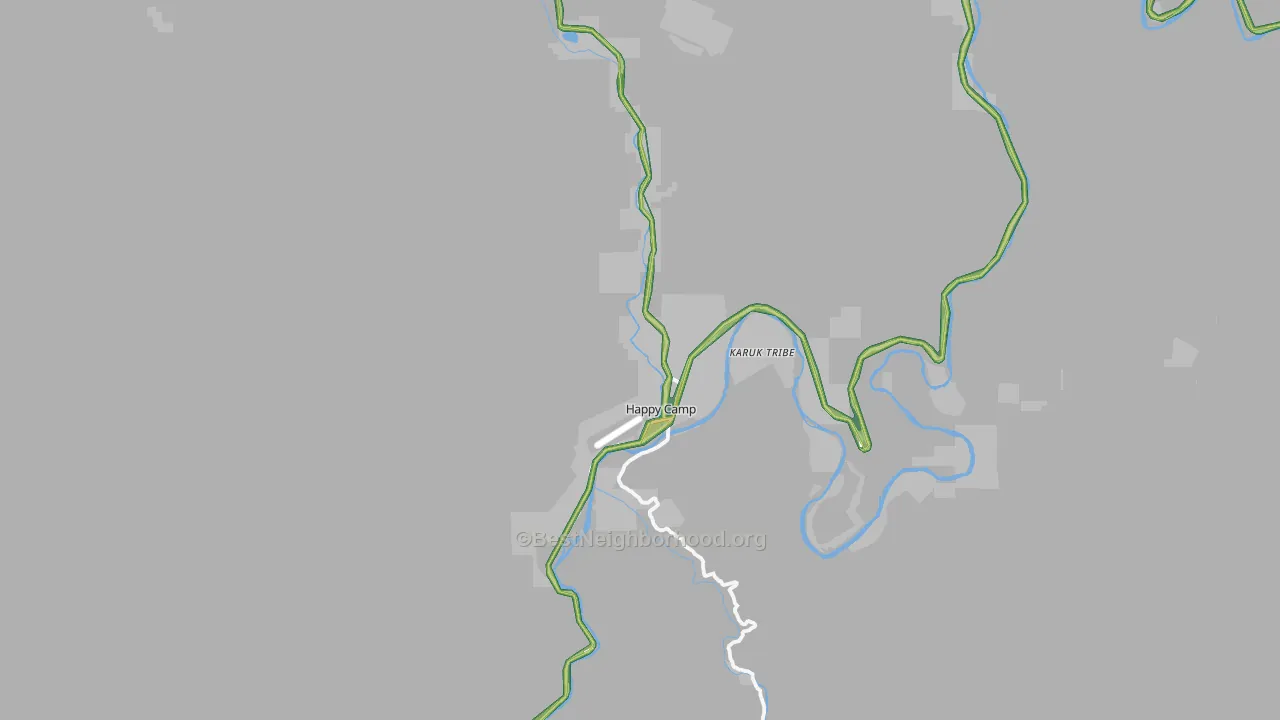 96039, CA Map of Noise Levels in 96039
