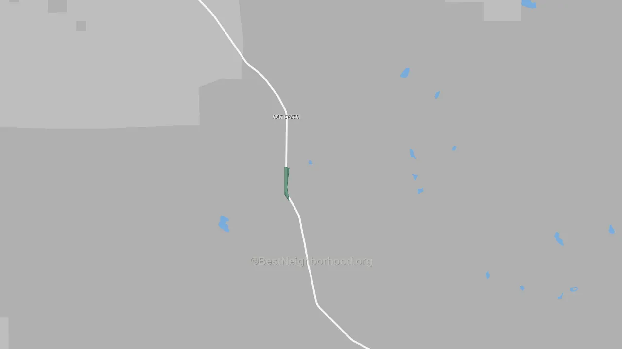 96040, CA Map of Noise Levels in 96040