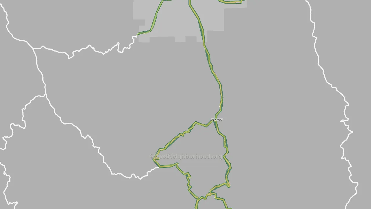 96041, CA Map of Noise Levels in 96041