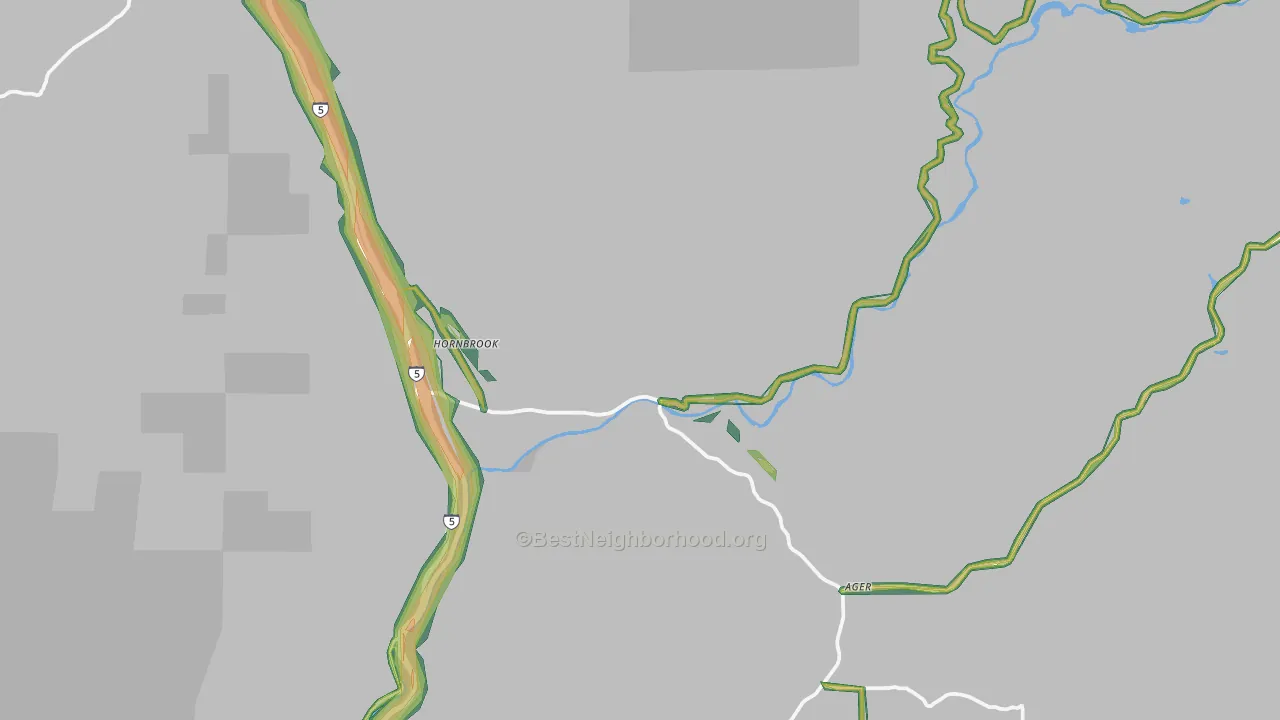 96044, CA Map of Noise Levels in 96044