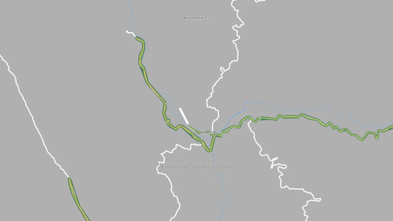 96046, CA Map of Noise Levels in 96046