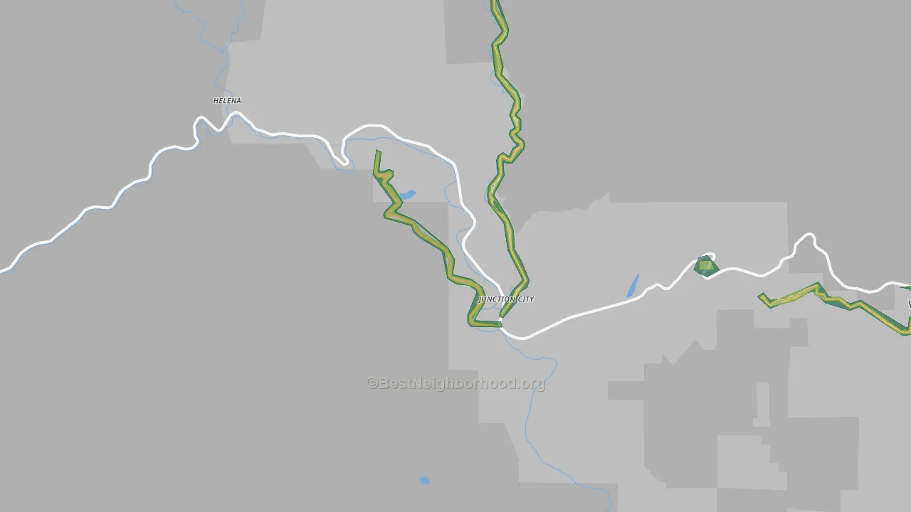 96048, CA Map of Noise Levels in 96048