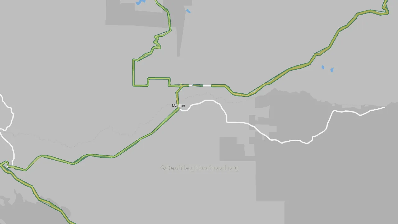 96059, CA Map of Noise Levels in 96059