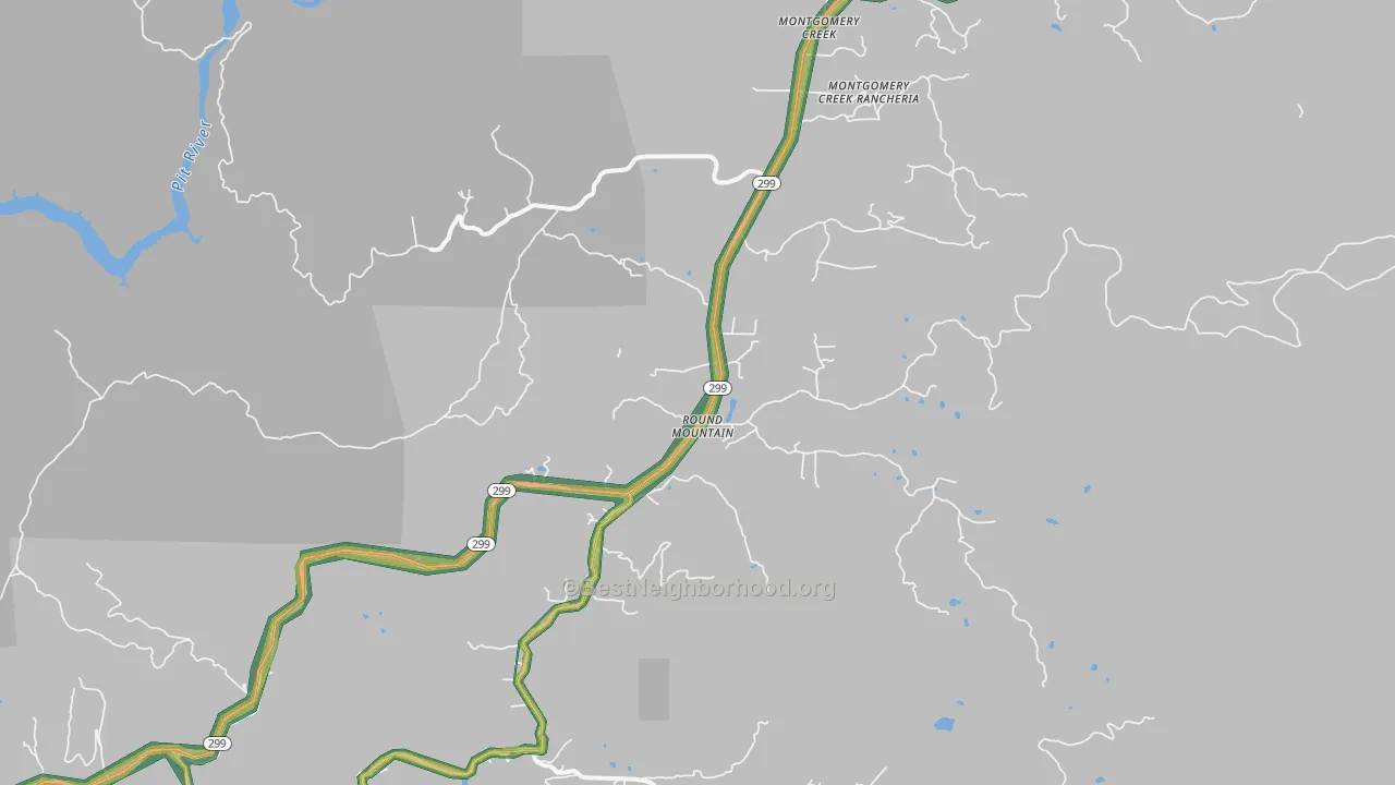 96084, CA Map of Noise Levels in 96084