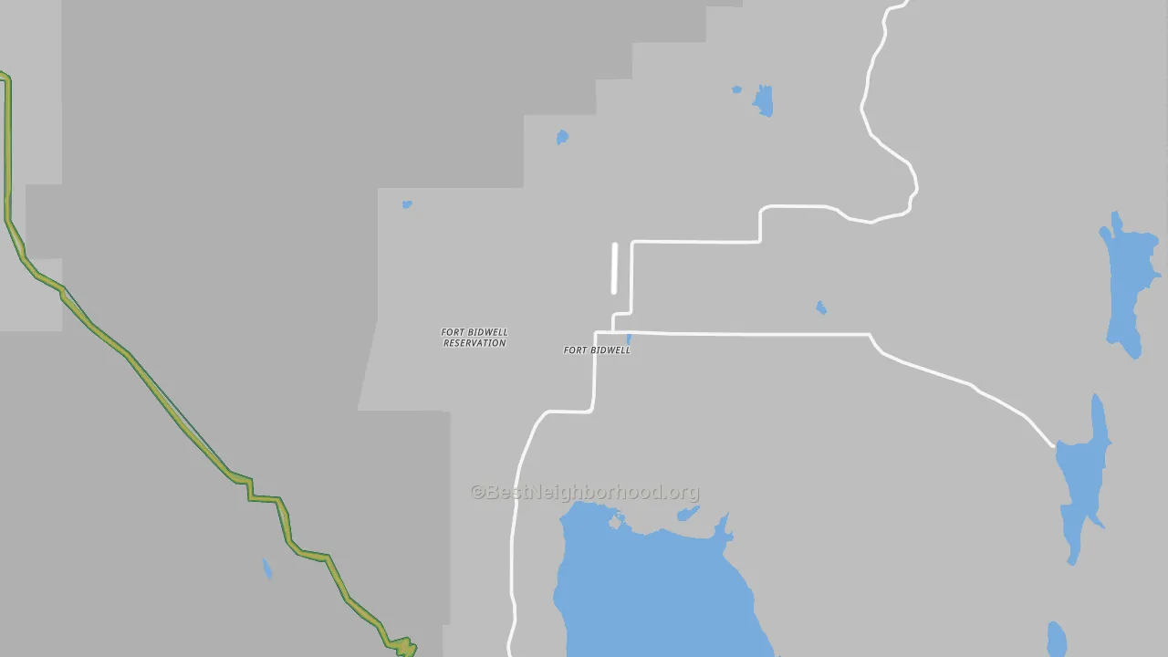 96112, CA Map of Noise Levels in 96112
