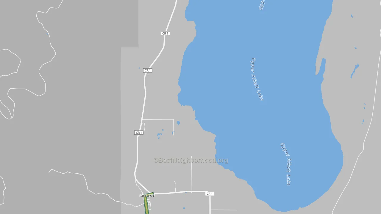 96115, CA Map of Noise Levels in 96115