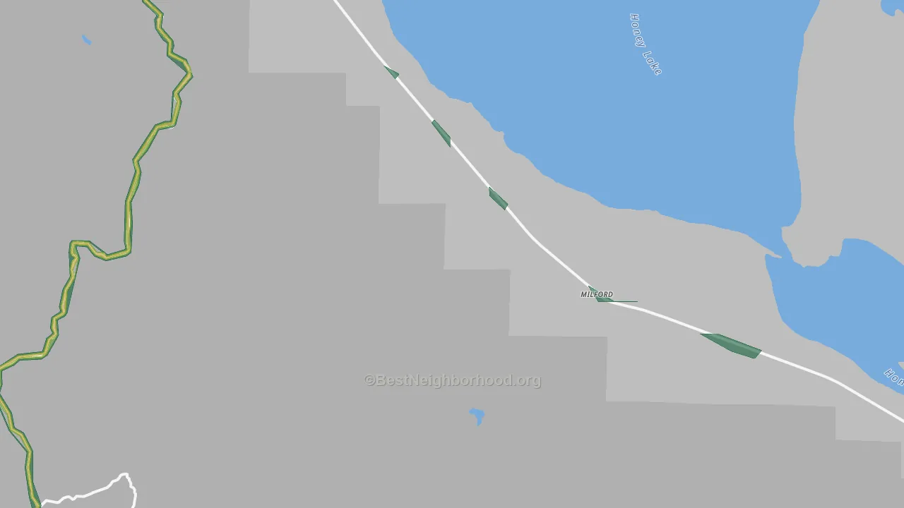 96121, CA Map of Noise Levels in 96121