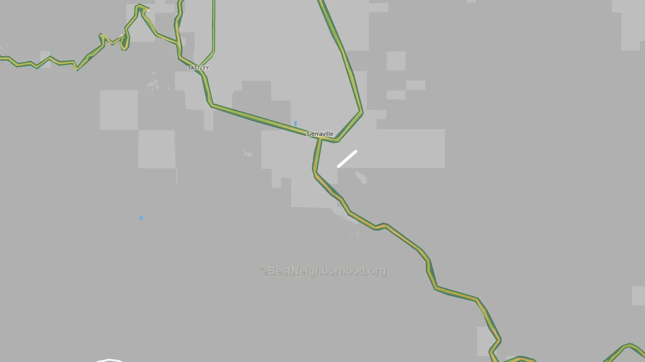 96126, CA Map of Noise Levels in 96126