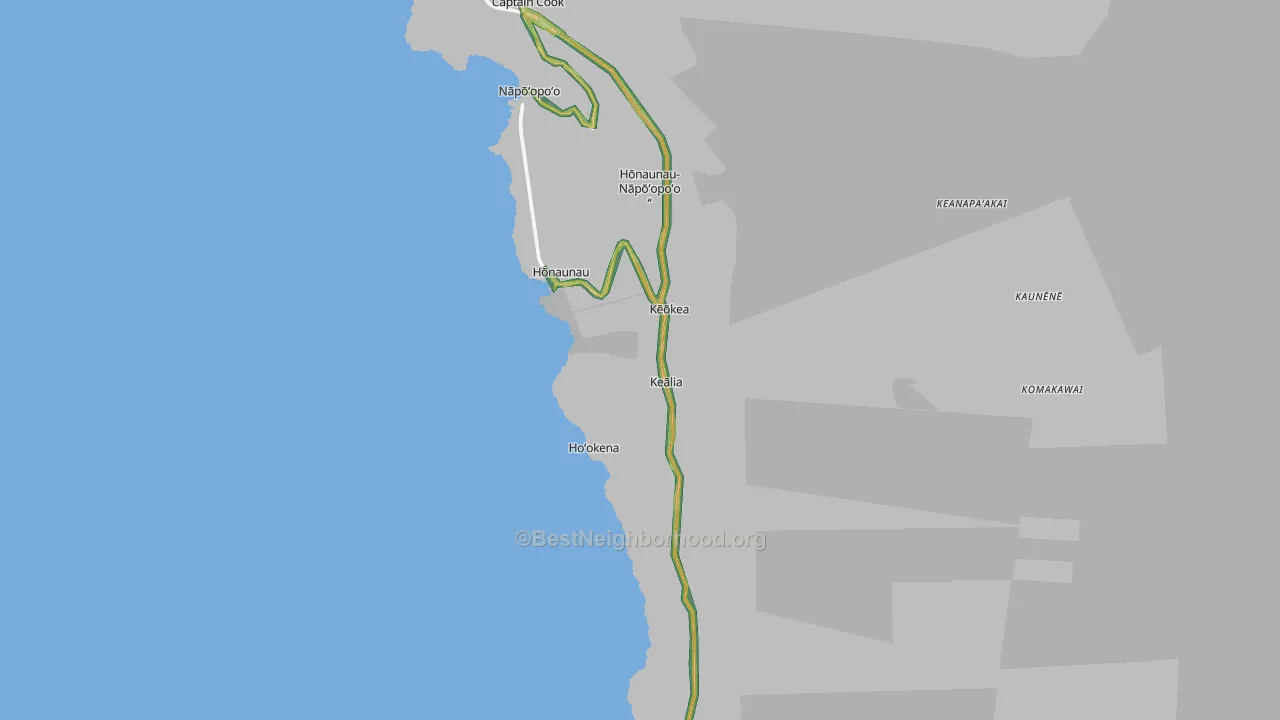 96704, HI Map of Noise Levels in 96704